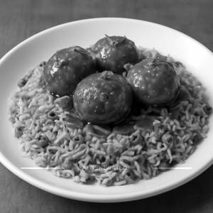 Veg Manchurian Fried Rice