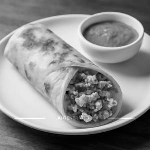 Egg Bhurji Roll