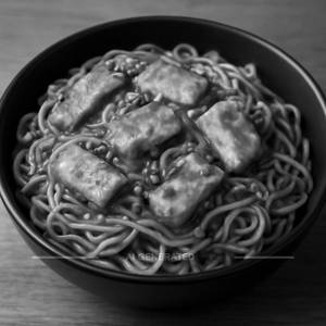 Paneer schezwan noodles
