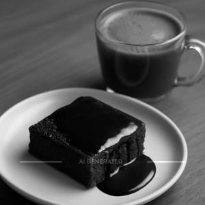 Brownie With Hot Chocolate