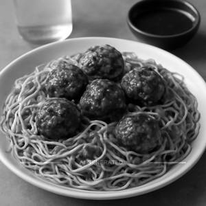 Veg Manchurian Noodles