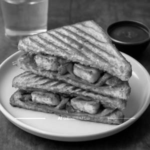 Grilled Peri Peri Paneer Sandwich