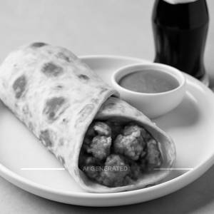 Double Chicken Malai Tikka Roll