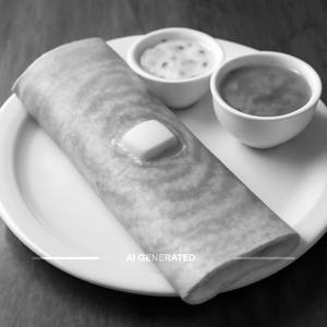 Butter plain dosa 