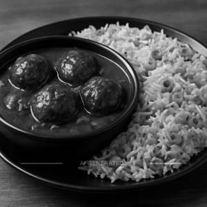 Veg Manchurian + Veg Fried Rice