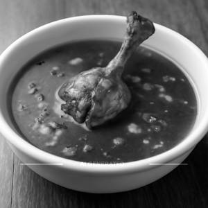 Chicken Brown Garlic Soup