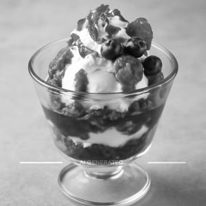 Berry Red velvet Sundae