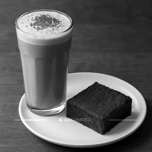 Cold Coffee With Brownie