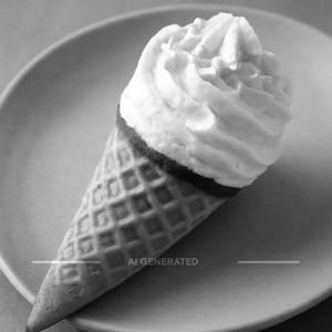 Strawberry vanilla ice cream (1 scoop)