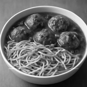 Veg Manchurian With Noodles