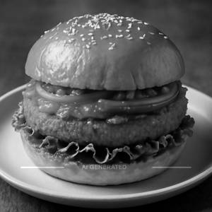 Veg Schezwan Burger 