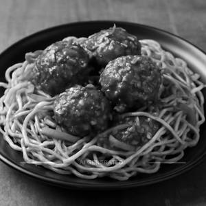 Veg manchurian hakka noodles