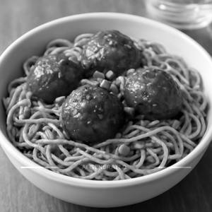 Veg manchurian noodles                   