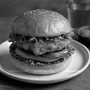 Tandoori paneer burger