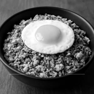 Egg Burnt Garlic Rice