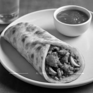Chicken Schezwan Roll 