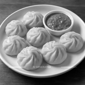 Veg Steamed Momos [8 Pieces]