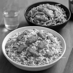Chicken Fried Rice With Chicken Noodles
