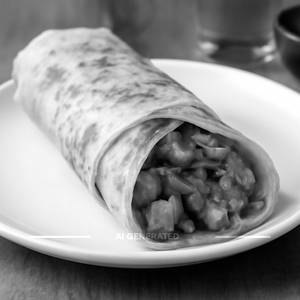 Single egg double chicken roll               