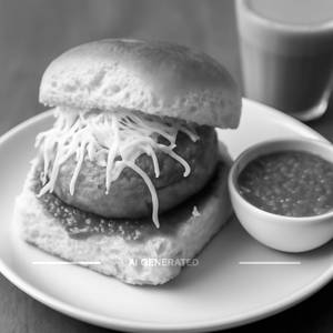 Schezwan cheese vadapav