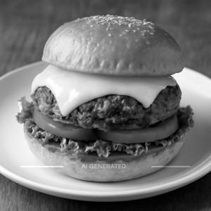 Cheesy Veggie Burger