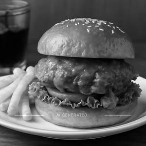 Peri Peri Crispy Chicken Burger