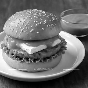 Peri Peri paneer Cheese Burger