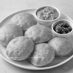 5 Poori With Jeera Aloo And Achar