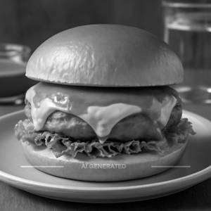 Peri Peri Cheese Burger