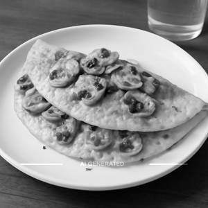 Mushroom Cheese Omelette