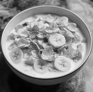 Cornflakes with milk