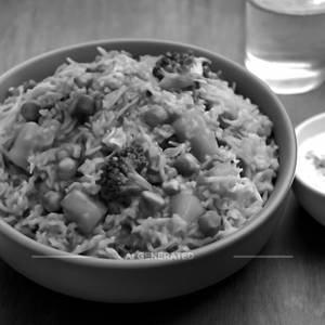 Veg Hyderabadi Biryani