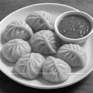 Veg steam momos