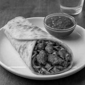 Chicken Schezwan Shawarma