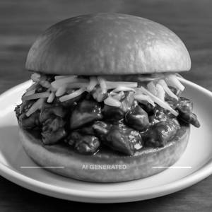 Barbeque chicken sandwich