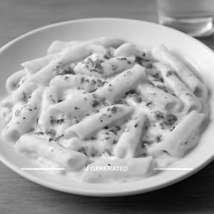 Pasta with white Sauce 