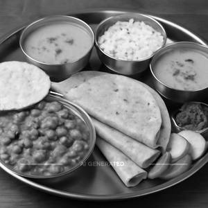 Chana Masala Thali