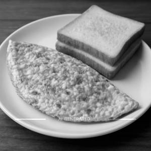Egg Omelette With Bread