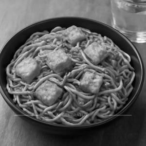 Paneer schezwan noodles