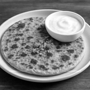 Gobi Paratha with Curd 