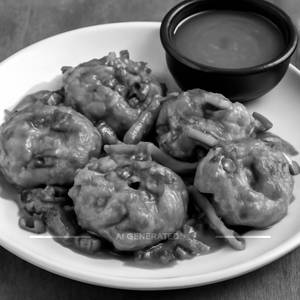Chicken Chilli Momos(6pcs)