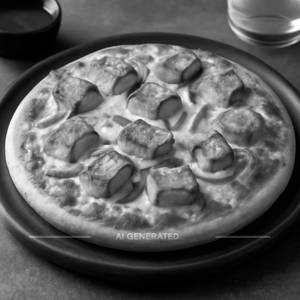 Tandoori paneer cheese pizza