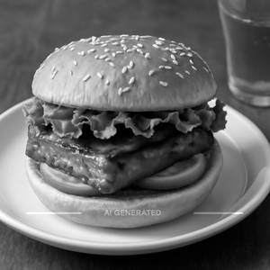 Bbq paneer burger