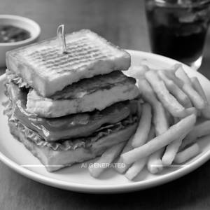 Grill Pull Chicken Sandwich