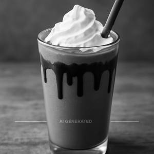 Chocolate milk shake