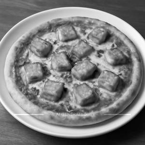 Paneer makhni pizza.