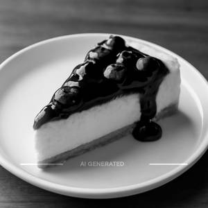 Blueberry Cheesecake Slice