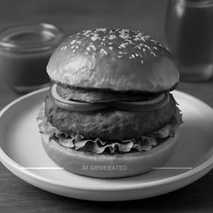 Aloo tikki tandoori burger