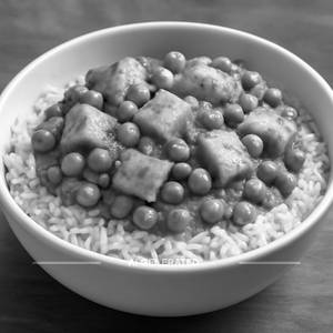 Matar Paneer Rice Bowl