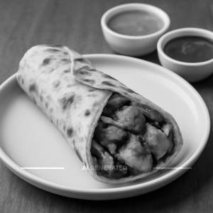 Chicken tikka wrap